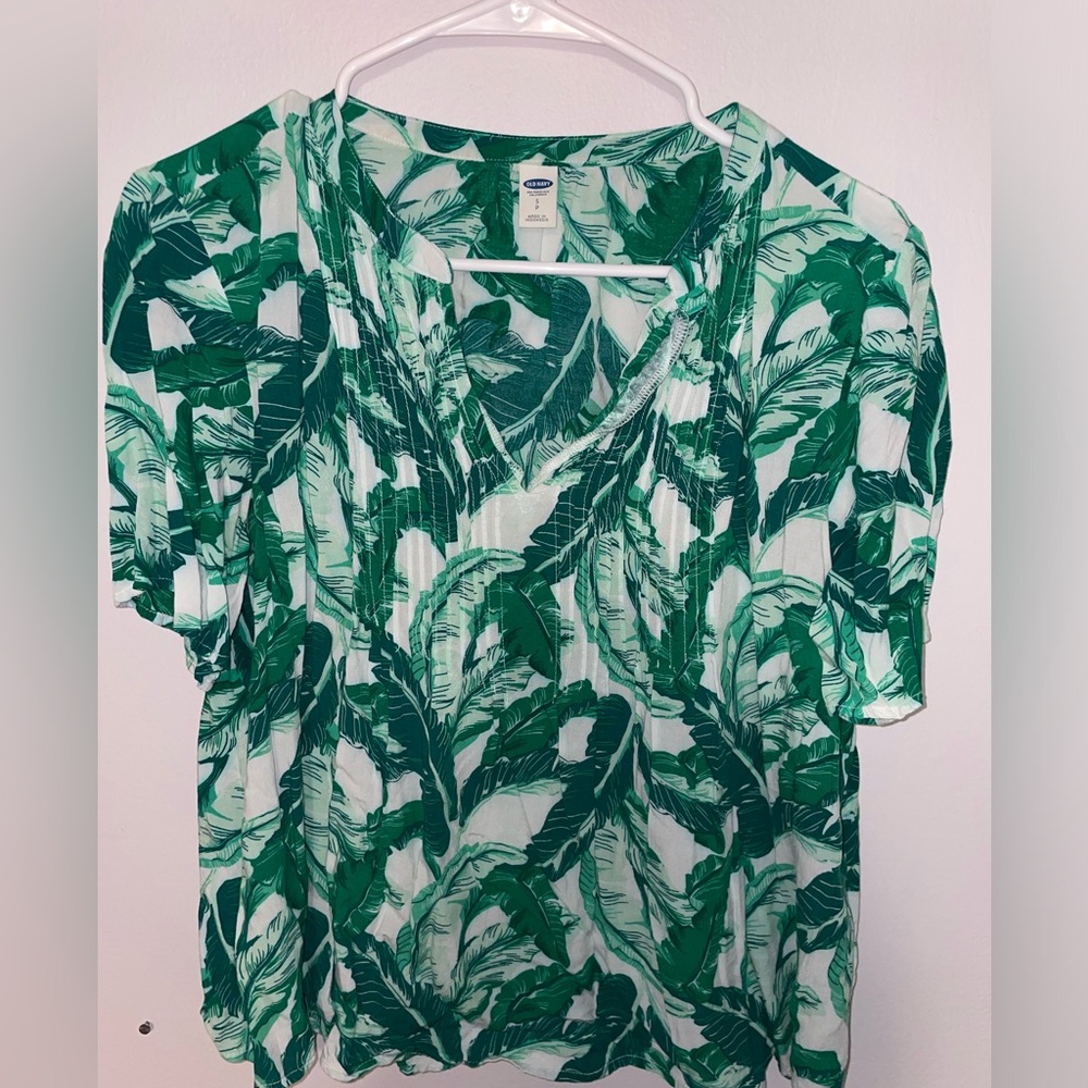 Old Navy Banana Print Top